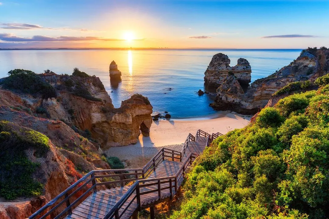 Algarve beach sunset